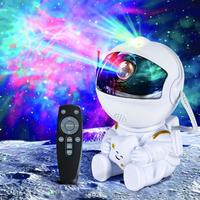 【2025 Gift】Astronaut Galaxy Star Projector Starry Night Light - Starry Nebula Ceiling Projection Lamp with 8 Modes, Remot...