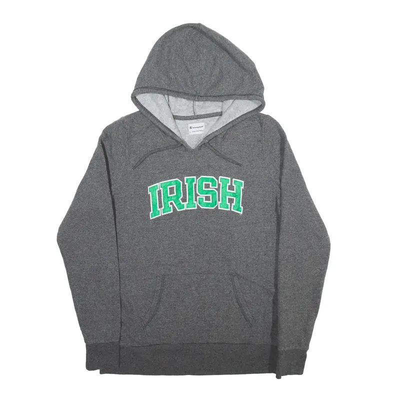 CHAMPION Irish Hoodie Grey Pullover Boys L