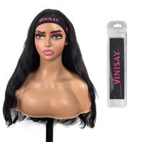 Free gift Vinisay Elastic Head Bands for Wig, Lace Melting Edge Wrap to Lay Edges