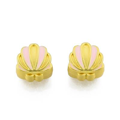Alloy Enamel European Beads