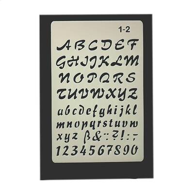 Eco-Friendly PET Plastic Hollow Painting Silhouette Stencil