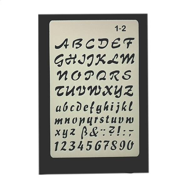 Eco-Friendly PET Plastic Hollow Painting Silhouette Stencil