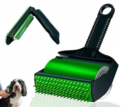 Extra Sticky Reusable Eco-Friendly Gel Lint Roller, Lint Brush, Easily Cleans Clothes, Pet Hair, Bedding, and Car Seats