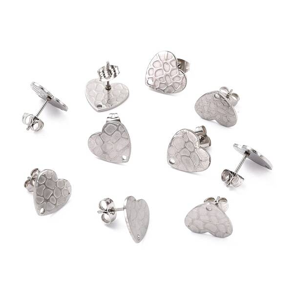 Non-Tarnish 304 Stainless Steel Stud Earring Findings