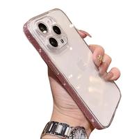 Transparent Glitter Sparkle Phone Case – Shockproof Protector Cover for iPhone 11-16 Pro Max/Plus, Compatible with iPhone &...