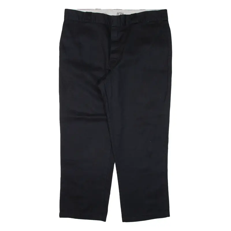 DICKIES 874 Workwear Mens Trousers Black Regular Straight W38 L27
