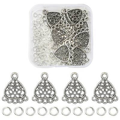 20Pcs Tibetan Style Alloy Chandelier Component Links