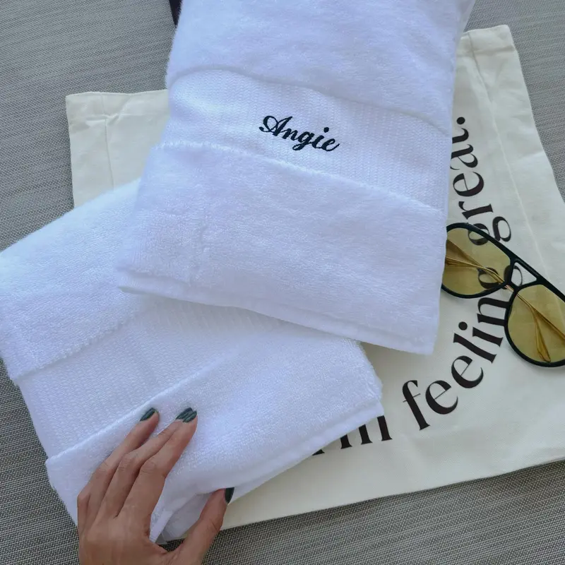 Hand Embroidery (per Towel)