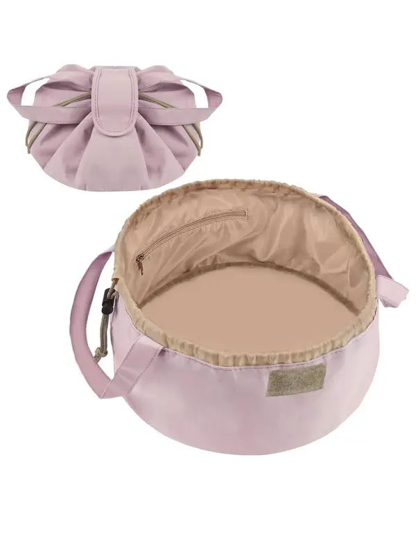 2025 New Style Drawstring Makeup Bag, Portable Cosmetic Storage Bag, Makeup Organizer Pouch, Waterproof Versatile Storage Bag...