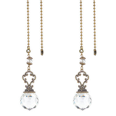 Faceted Glass Round Big Pendant Decorations