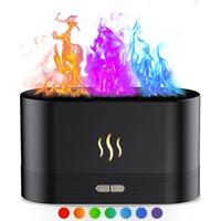 Colorful Flame Air Aroma Diffuser Humidifier, With Long-lasting Scents, 7 Flame Colors Noiseless Essential Oil Diffuser for ...