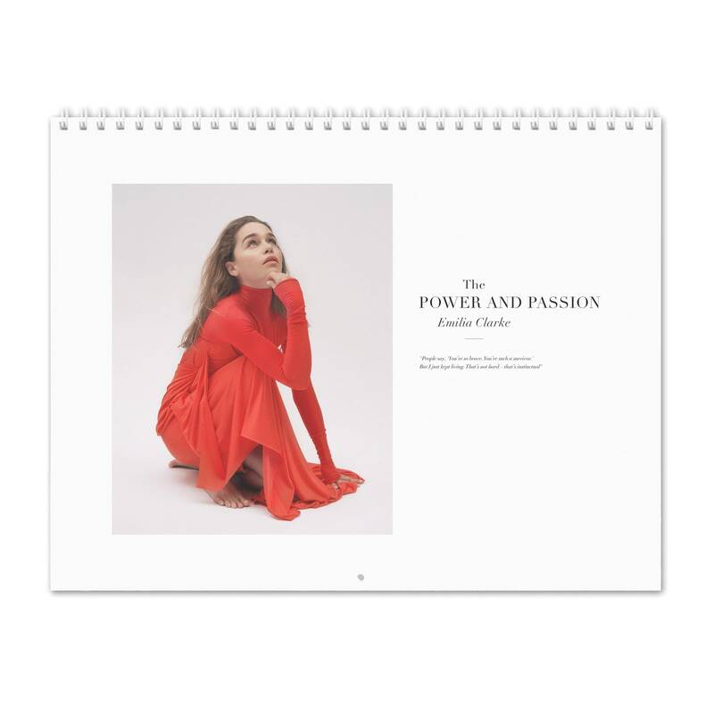 Emilia Clarke Vol4. - 2025 Calendar