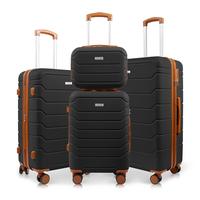 【LIVE】Luggage 4 Piece Sets, PC+ABS Durable Suitcase with Spinner Wheel, TSA Lock Travel Luggage for Men and Women 13/20/2...