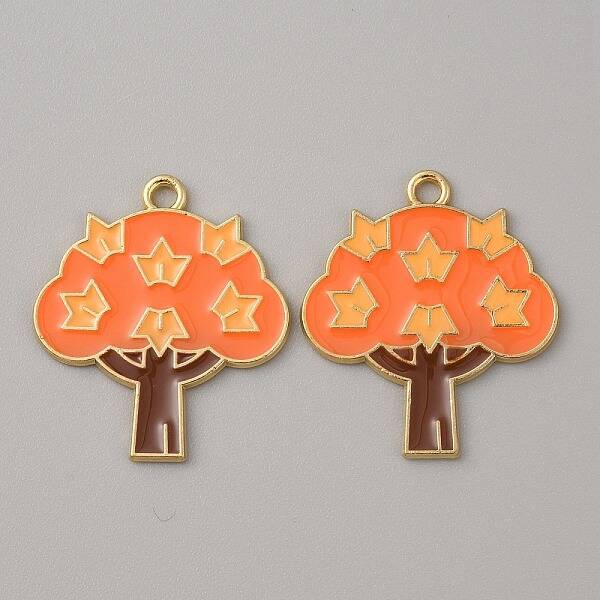 Thanksgiving Day Alloy Enamel Pendants