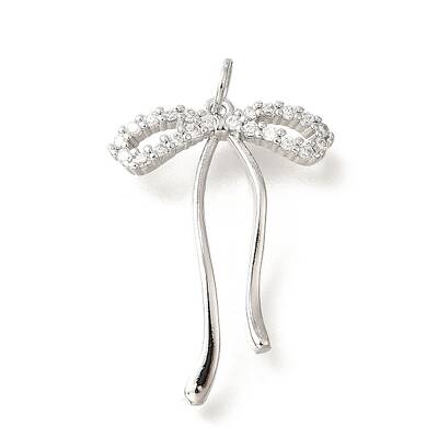 Brass Micro Pave Cubic Zirconia Pendants
