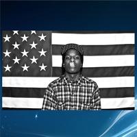 Asap Rockys Flag 3x5Ft Wall Banner HD Printing Wall  for Room College University Dorm Guys Rapper wall Decorations Gift tapes...