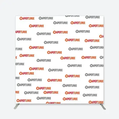 Custom Double-sided Photo Square Tension Backdrop