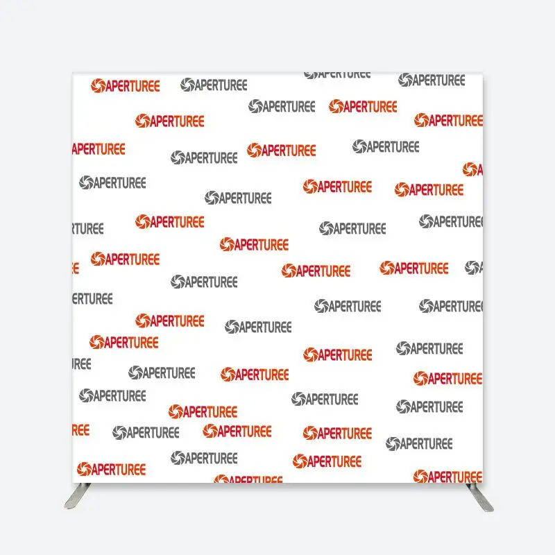 Custom Double-sided Photo Square Tension Backdrop