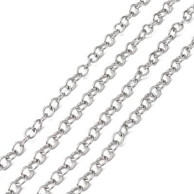 Tarnish Resistant 304 Stainless Steel Cable Chains