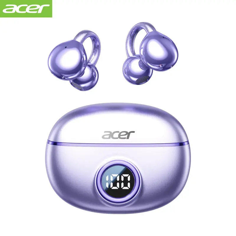 Acer OHR512 Wireless Earbuds  2025 New Clip On Ear Sports Running Long Life High Sound Quality