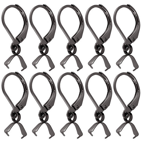 50Pcs 304 Stainless Steel Leverback Earring Findings