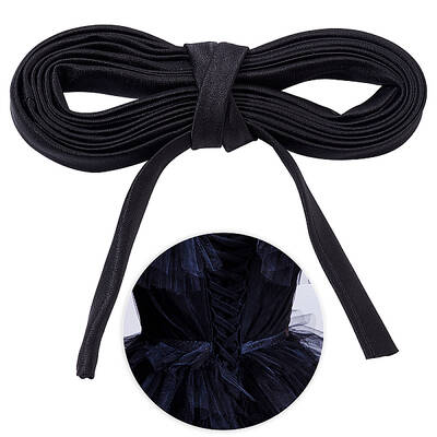 Satin Wedding Dress Back Tie Rope
