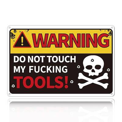 UV Protected & Waterproof Aluminum Warning Signs