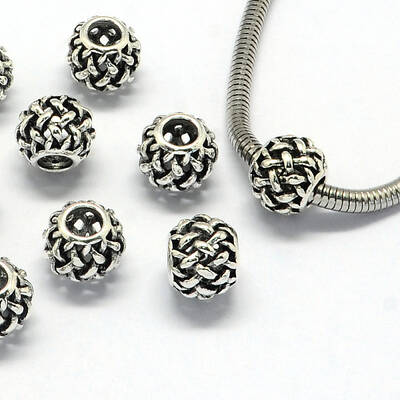 Alloy European Beads