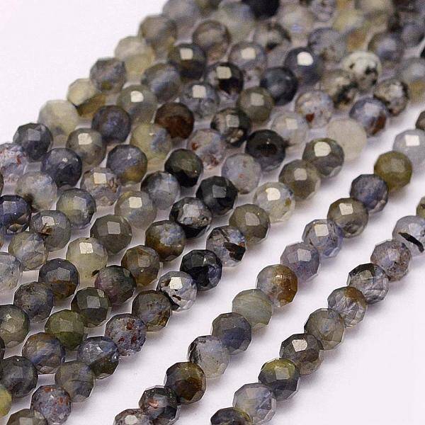 Natural Cordierite/Iolite/Dichroite Beads Strands