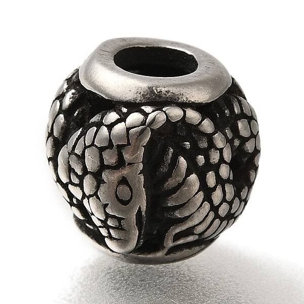 304 Stainless Steel European Beads