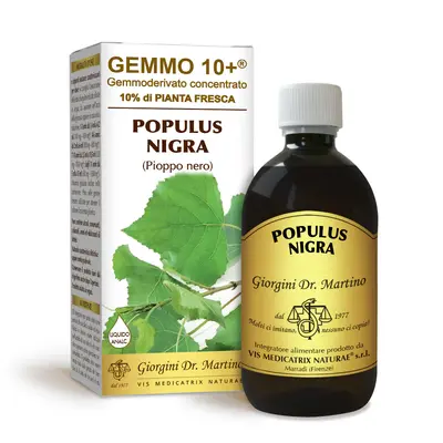 Dr Giorgini gemmo 10+ black poplar 500 ml non-alcoholic liquid