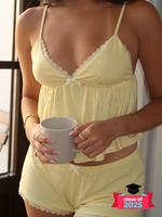 Two-piece Set Women's Solid Crop Cami Top & Shorts, Casual Comfy  Spaghetti Strap Outfits for Summer, Ladies Pastel Clothes f...