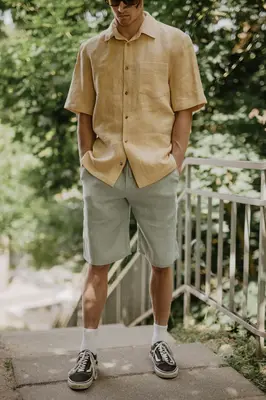 MAGNUS shirt in Mustard | Size: XL