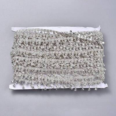 Glass Rhinestone Cup Chains