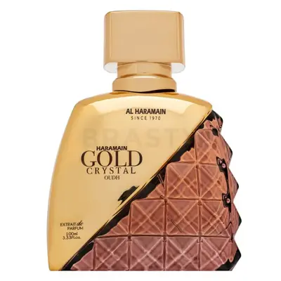 Al Haramain Gold Crystal Oudh Cologne for Men - Extrait de Parfum Spray 3.33 oz