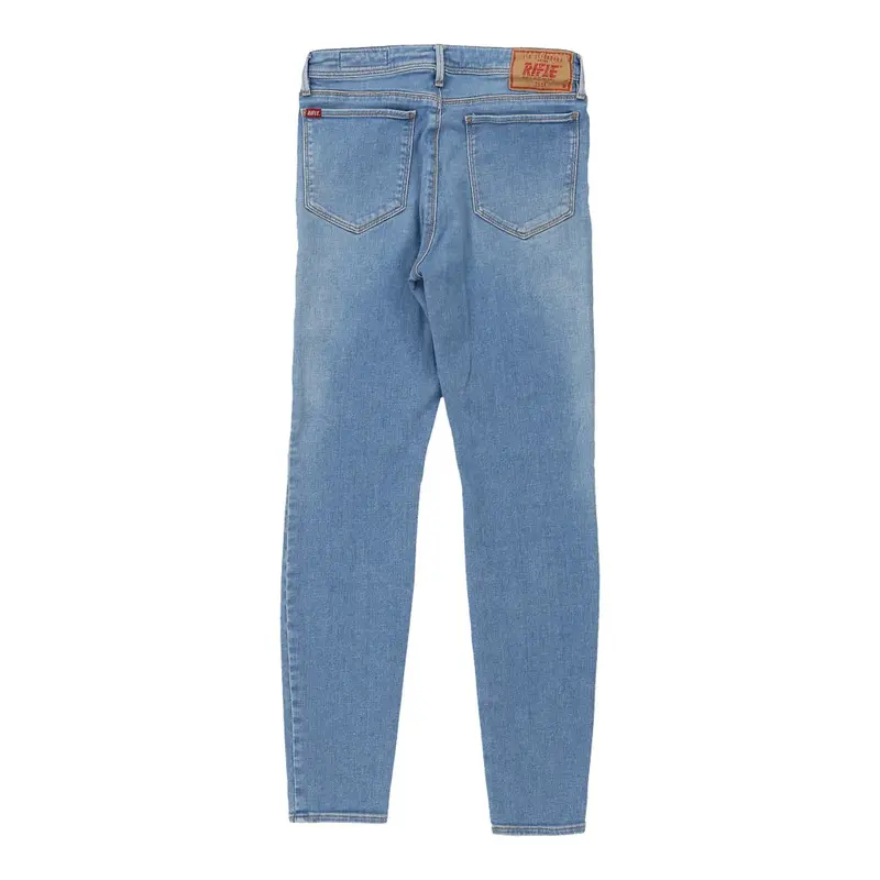 Rifle Skinny Jeans - 27W UK 8 Blue Cotton