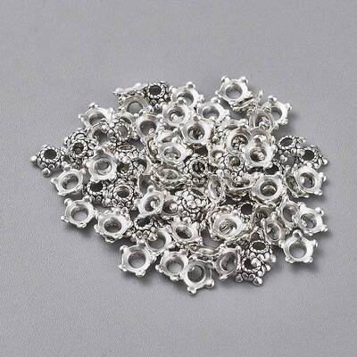 Tibetan Silver Bead Caps