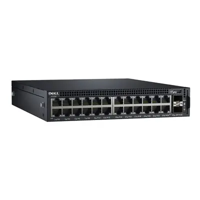 Dell GZMWJ | X-Series X1026 24 x 10/100/1000Base-T RJ-45 and 2 x SFP (mini-GBIC) Ports Layer 2 Managed Gigabit Ethernet Switc...