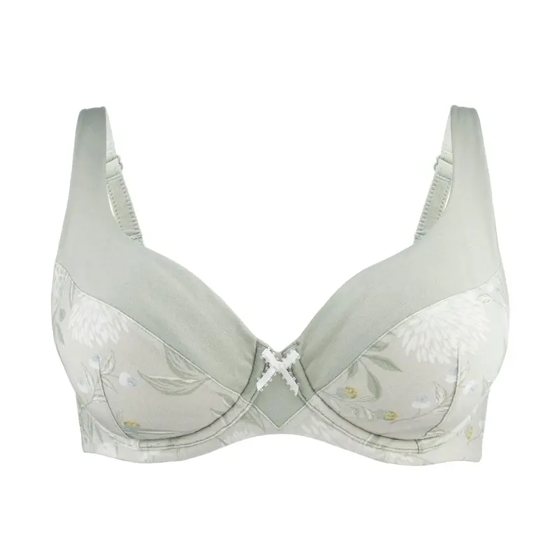 Valentina- Silk & Organic Cotton Underwired Full Cup Support Bra | Size: 36G