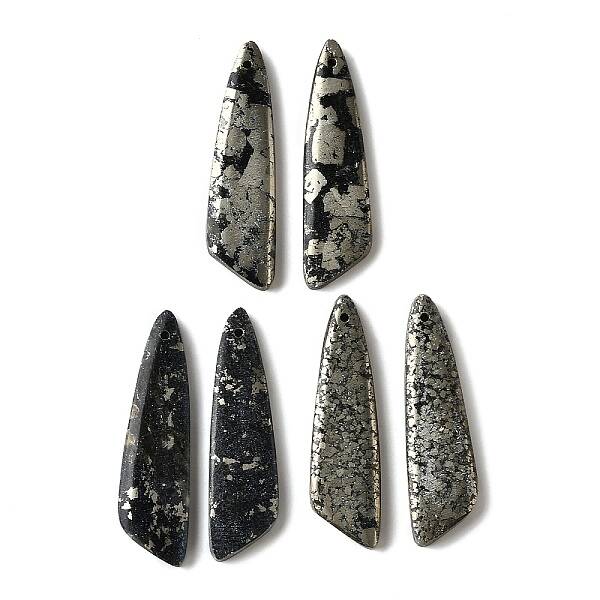 Natural Pyrite Pendants