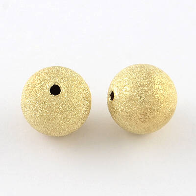 Brass Textured Beads