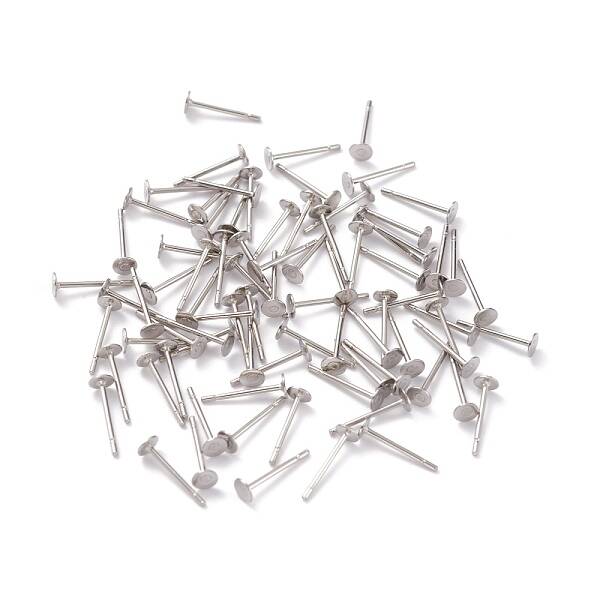 Non-Tarnish 304 Stainless Steel Stud Earring Findings