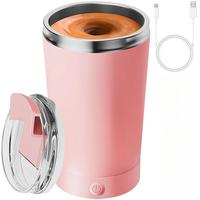 Self Stirring Mug With Lid Electric High Speed Mixing Cup 400ML Rechargeable Automatic Stirring Coffee Mixer Cup