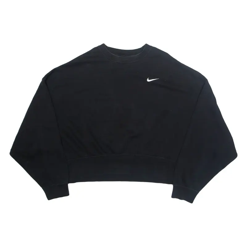 NIKE Oversized Womens Sweatshirt Black M