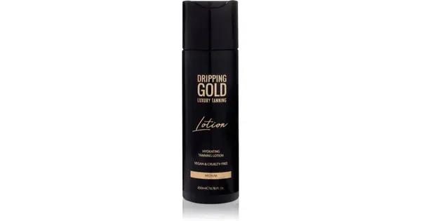 Dripping Gold Luxury Tanning Self-tanning moisturizing milk lotion for intense tanning color Dark 200 ml
