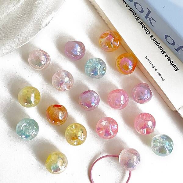 Transparent UV Plating Acrylic Beads
