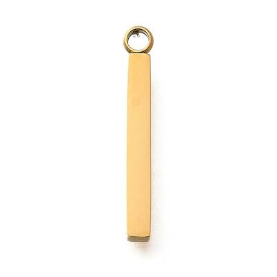 304 Stainless Steel Rectangle Pendants