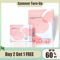 Misoour Neck Mask Set:Collagen Peptide Anti-Wrinkle Neck Mask + Astaxanthin Firming & Smoothing Serum|Reduce neck wrinkles, M...