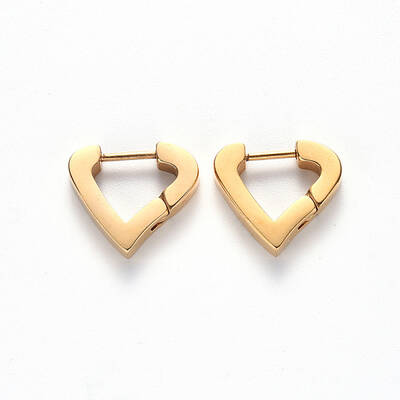 PVD Vacuum Plating 304 Stainless Steel Huggie Hoop Earrings