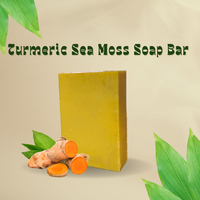 Turmeric Sea moss bar- Skin evening soap bar